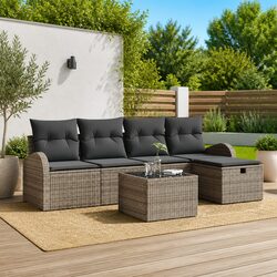 Practical Modular Garden Sofa Set for Family Gatherings