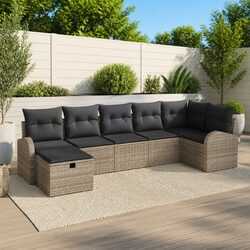 7-Piece Garden Sofa Set for Versatile Outdoor Use