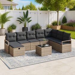 Versatile 6-Piece Garden Sofa Set for Any Outdoor Space