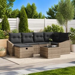 Versatile 7-Piece Sofa Set for Outdoor Use