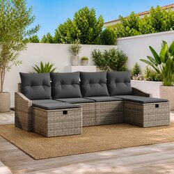 Perfect 6-Piece Sofa Set for Your Outdoor Gatherings
