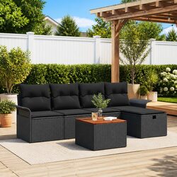Versatile 6-Piece Garden Sofa Set for Any Outdoor Area
