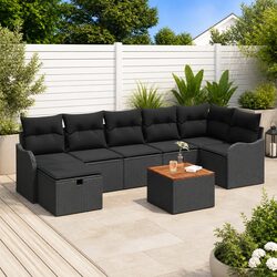 Practical 8-Piece Outdoor Garden Sofa Set for Your Home