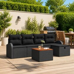 Ideal 6 Piece Outdoor Sofa Set for Home Gatherings