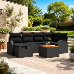 Practical 7-Piece Sofa Set for Outdoor Gatherings