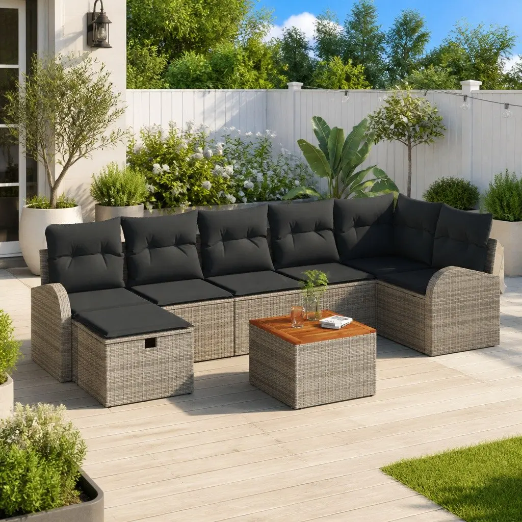 8-Piece Sofa Set for Outdoor Gatherings