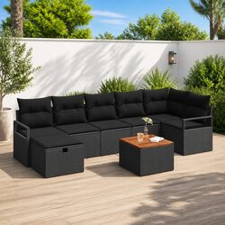 Versatile 8-Piece Sofa Set for Outdoor Gatherings