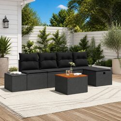 Versatile 6 Piece Garden Sofa Set for Outdoor Living