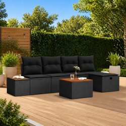 Versatile Modular Sofa Set for Patio Use