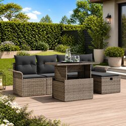 Versatile 6-Piece Outdoor Sofa Set for Every Occasion