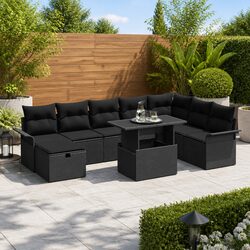 Versatile 9-Piece Sofa Set for Any Outdoor Space
