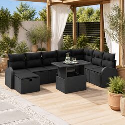Versatile 9-Piece Modular Sofa Set for Outdoor Use