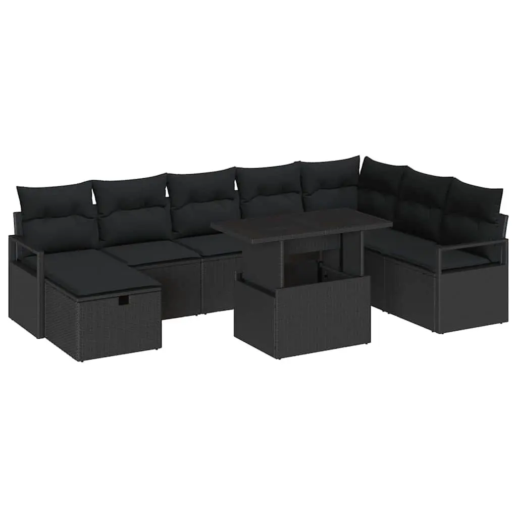 Modular 9-Piece Garden Sofa Set