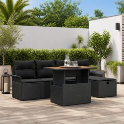 Practical 6-Piece Garden Sofa Set for Outdoor Use
