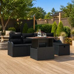 Practical 6-Piece Garden Sofa Set for Any Outdoor Occasion