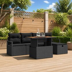 Versatile 6-Piece Garden Sofa Set for Outdoor Use