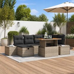 Versatile 7-Piece Garden Sofa Set for Outdoor Living
