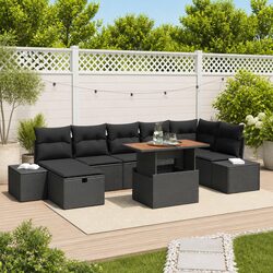 Versatile 8 Piece Modular Sofa Set for Outdoor Use