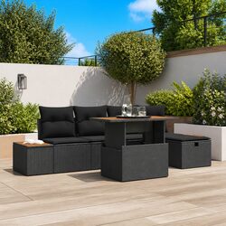 Practical Uses for a Height-Adjustable 6-Piece Garden Sofa Set
