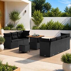 Flexible and Functional 10 Piece Garden Sofa Set