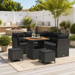 Ideal 8-Piece Modular Sofa Set for Any Outdoor Space