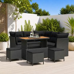 Versatile 9-Piece Sofa Set for Your Garden or Patio