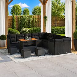 Practical 14-Piece Garden Sofa Set for Versatile Use