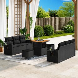 Practical 9-Piece Modular Sofa Set for Various Outdoor Uses
