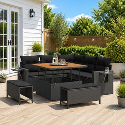 Versatile 8-Piece Sofa Set Perfect for Outdoor Gatherings