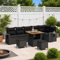Versatile 9-Piece Garden Sofa Set for Any Outdoor Setting