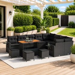 13-Piece Modular Garden Sofa Set for Outdoor Use