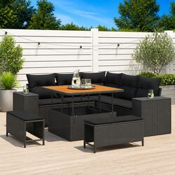 Practical 8-Piece Garden Sofa Set for Your Patio