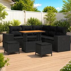 Practical Modular Sofa Set for Outdoor Use - 8 Pieces