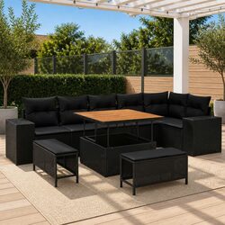 Versatile 9pc Garden Sofa Set for Any Outdoor Setting