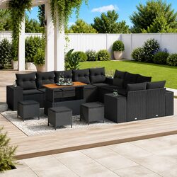 Perfect Outdoor Seating: 14-Piece Garden Sofa Set