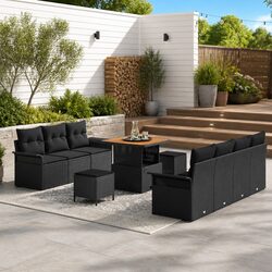 Versatile 10-Piece Outdoor Sofa Set for Patio Spaces