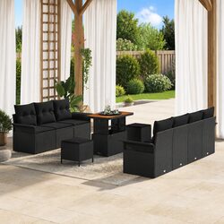 Practical 10-Piece Garden Sofa Set for Your Outdoor Areas