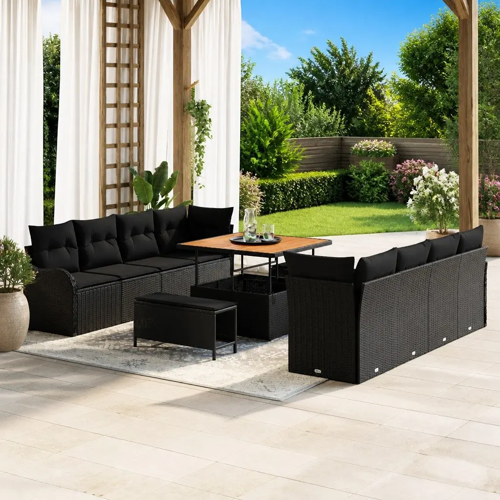 11pcs Modular Sofa Set for Outdoor Comfort