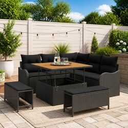 Practical 8 Piece Outdoor Sofa Set for Your Patio