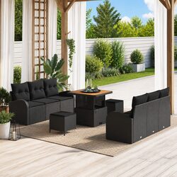 Versatile 9pc Garden Sofa Set for Outdoor Living