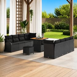 Ideal 11-Piece Garden Sofa Set for Outdoor Gatherings