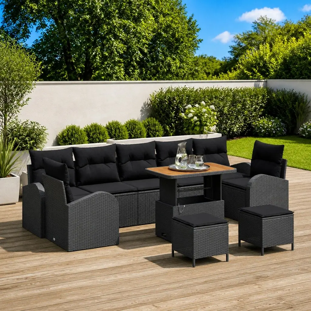 10 Piece Garden Sofa Set for Outdoor Enjoyment