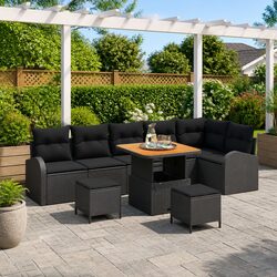 Versatile 9-Piece Sofa Set for Your Outdoor Living