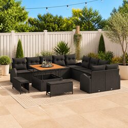 Practical Outdoor Solutions with 13-Piece Sofa Set