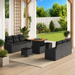 Practical 9-Piece Outdoor Sofa Set for Gatherings