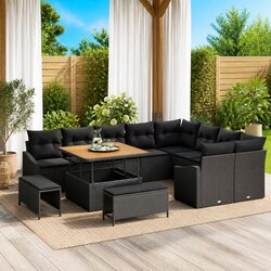 Versatile 12-Piece Garden Sofa Set for Various Settings
