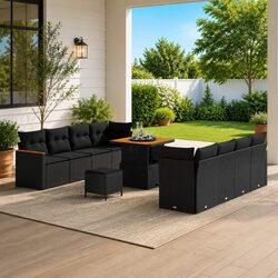 Practical 11-Piece Sofa Set for Your Outdoor Area
