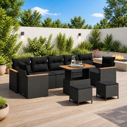 Practical 10-Piece Sofa Set for All Your Outdoor Needs