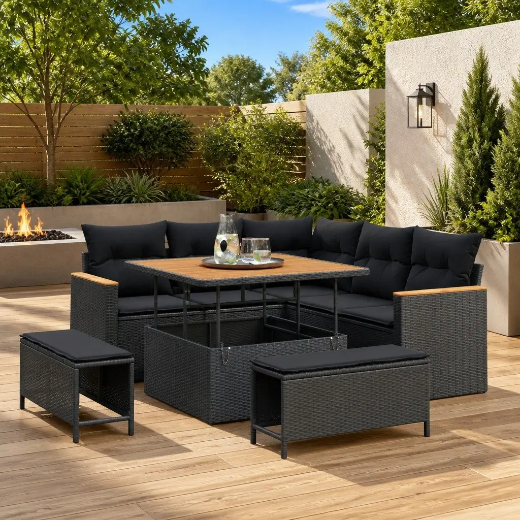 8-Piece Sofa Set for Outdoor Living