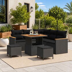 Versatile 8-Piece Garden Sofa Set for Outdoor Use